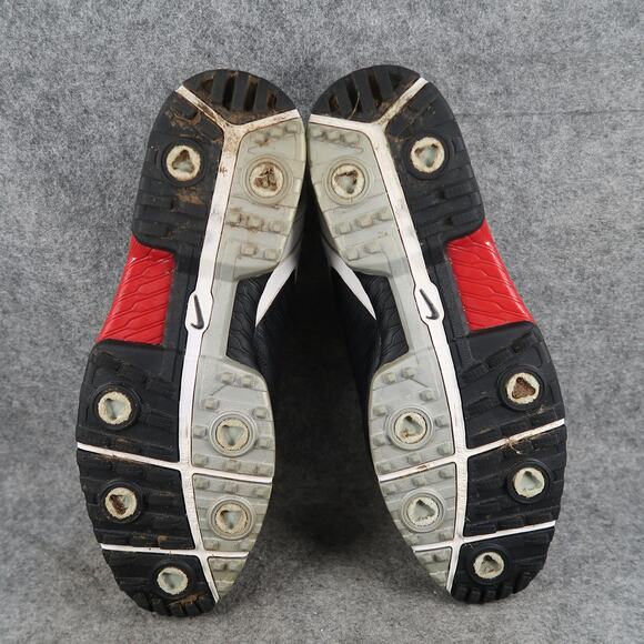 Nike Shoes Mens 10 Air Max Pro Golf Derby Sneaker Sport Active White Black Red - Picture 12 of 16